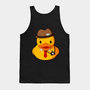 Press Reporter Rubber Duck Tank Top